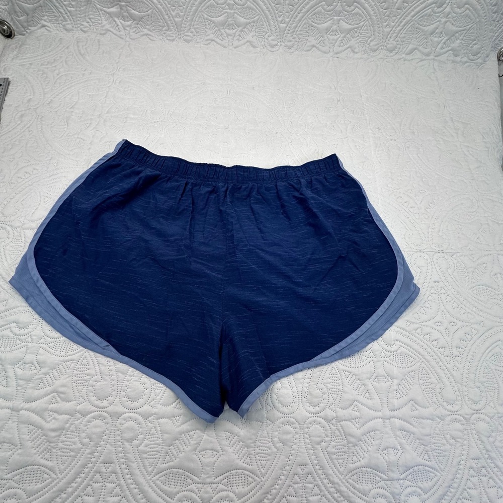 Nike Dri-FIT Navy Blue Heathered Running Shorts Plus Size 2X